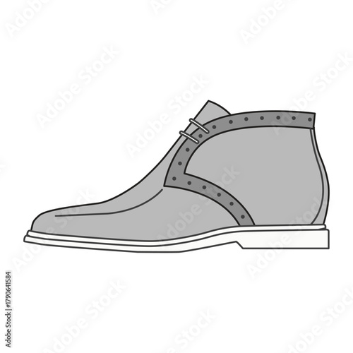 Stylish Shoe Vector Design Illustration.