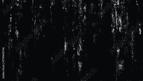 Grunge white vertical paint streaks and scratches on an abstract texture overlay Vector, illustration.