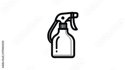 Garden Sprayer Line Icon for Garden & Gardening Company