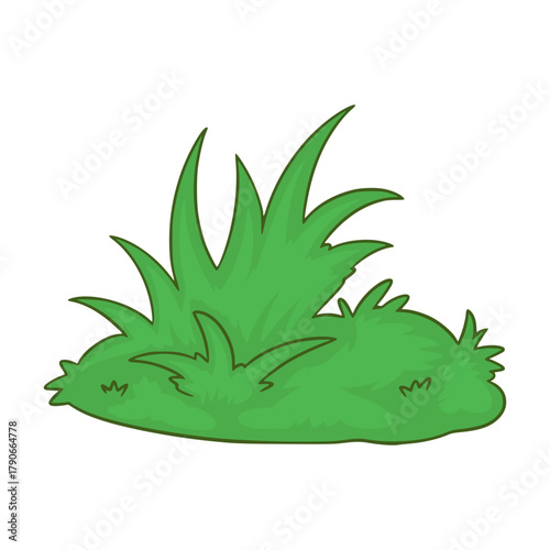 Grass illustration cartoon art