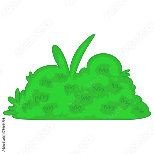 Grass cartoon illustration art