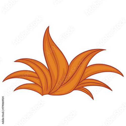 Grass element decoration illustration 