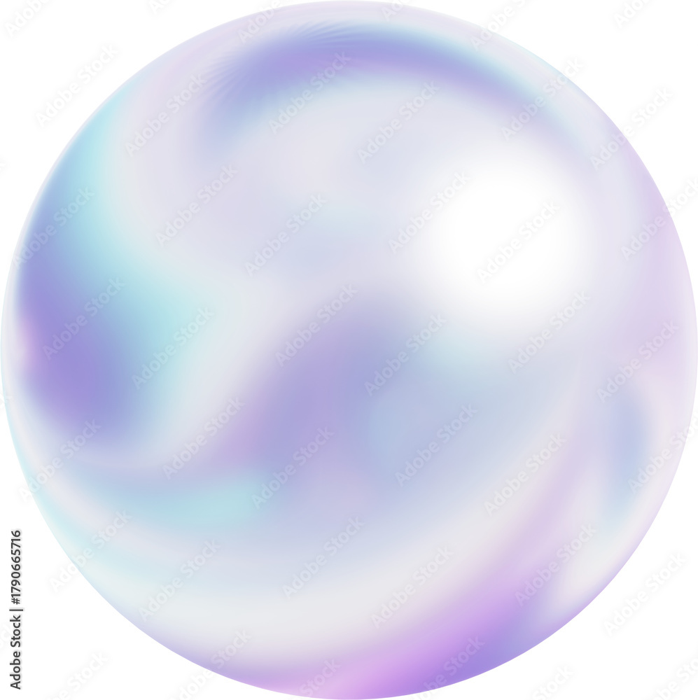 Obraz premium pearl ball sea shell mermaid jewelry 3d rendering