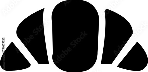 Bakery Packaging Icons. Solid vector icons of bakery and food service packaging: paper bakery bag, cupcake box, sandwich wrap icon , isolated on transparent background