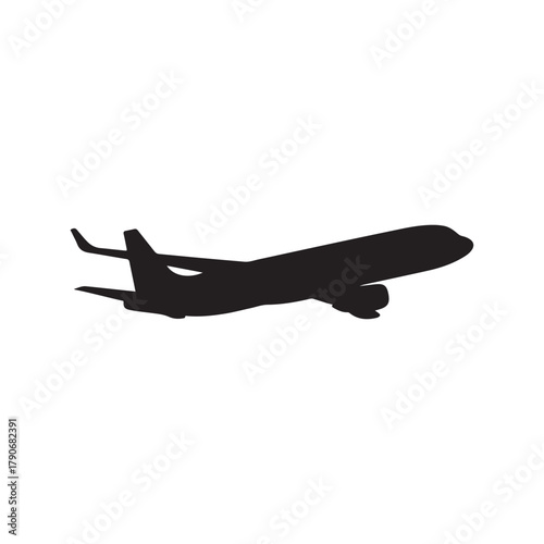 vector illustration of a plane. vector eps 10