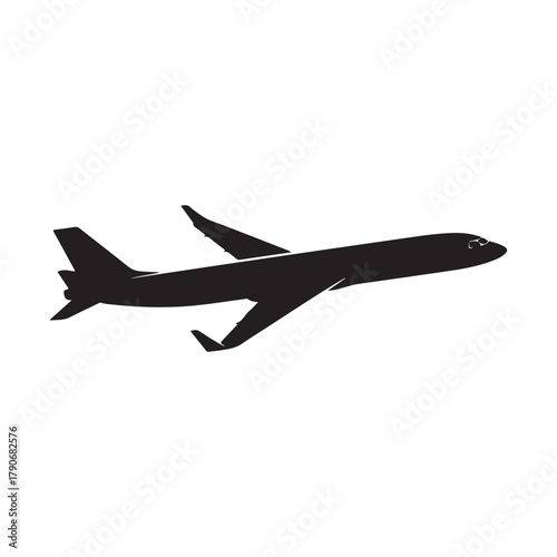 vector illustration of a plane. vector eps 10