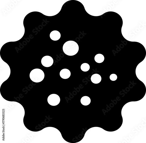 Bakery Packaging Icons. Solid vector icons of bakery and food service packaging: paper bakery bag, cupcake box, sandwich wrap icon , isolated on transparent background