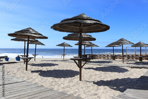 Guarda sóis na praia