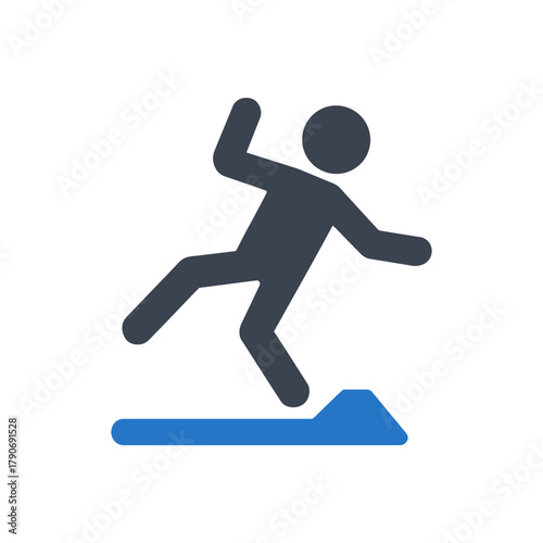 Tripping Hazard Warning icon