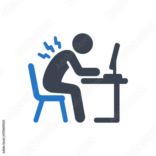 Ergonomic Hazard Warning icon