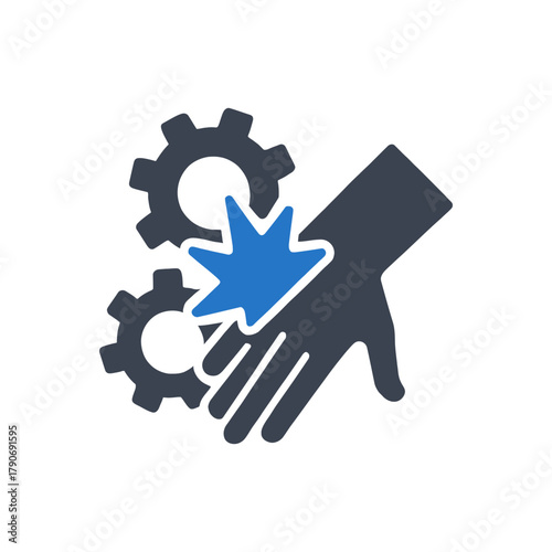 Hand Entanglement Hazard icon