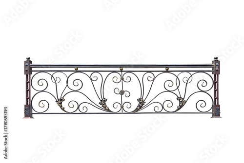 Fence with forged ornament. С.