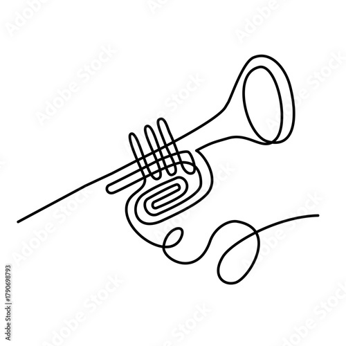 Fototapeta vector illustration of musical instruments