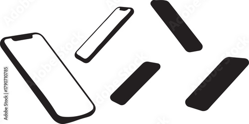 Simple Smartphone Scene Creator Vector.eps