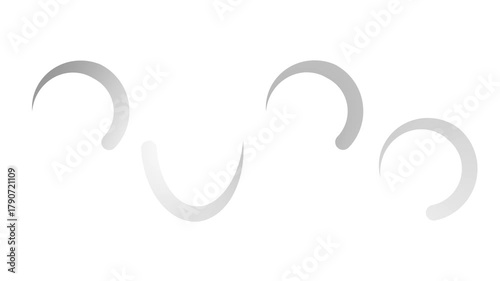 Wallpaper Mural Animated silver 2026 year is drawn. Icon with fluid effect. Looped video. Vector illustration isolated on white background.  Torontodigital.ca