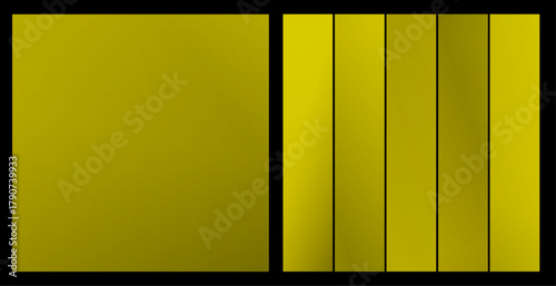 Abstract gradient background and palette, mustard yellow and olive, for retro or autumn themes