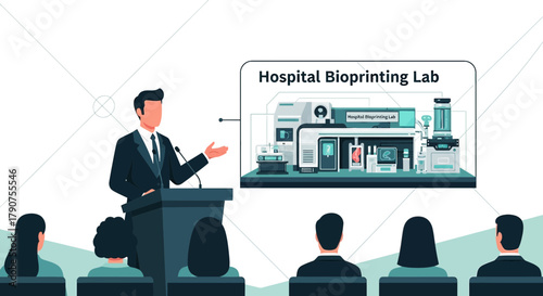 Presentation on Hospital Bioprinting Lab and Regenerative Medicine Advances in Healthcare