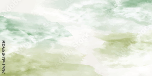 Abstract Sky blue, cloud background,Panorama landscape white texture of cloudy .Creative design with grunge. green and dim green color. wallpaper and texture Dark grunge green concrete.