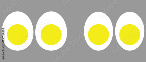 set of egg icon, Easter egg vector, egg icon set.