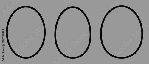 set of egg icon, Easter egg vector, egg icon set.