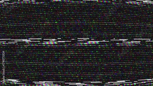 VHS Retro Glitch overlay Texture Analog Tape Distortion Effect footage.