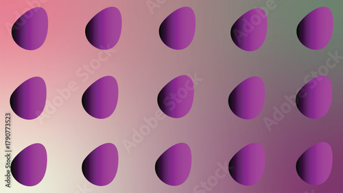 Vibrant Purple Ellipse Grid on Gradient Background for Abstract Design and Stock Use
