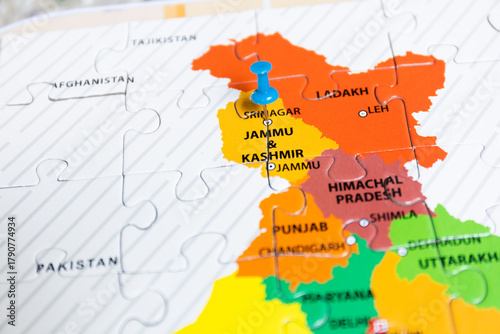 Political map of India