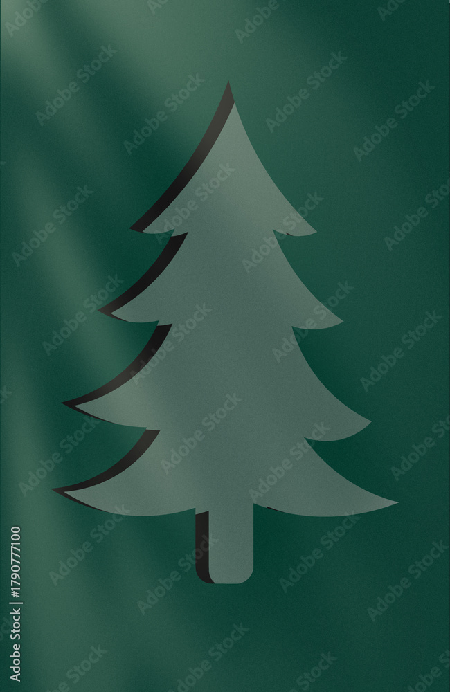 Obraz premium Unique Christmas tree design with holiday