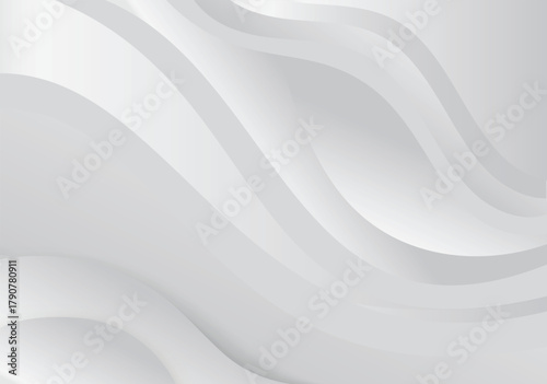Abstract white gradient backgrounds, clean geometric wallpapers, and minimal ad templates