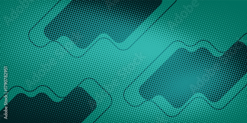 Retro Comic Style Geometric Pattern Backdrop