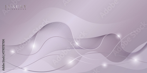 A luxurious lilac background with smooth, wavy gradients