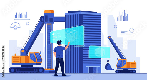 Innovative construction technology using augmented reality for future building projects