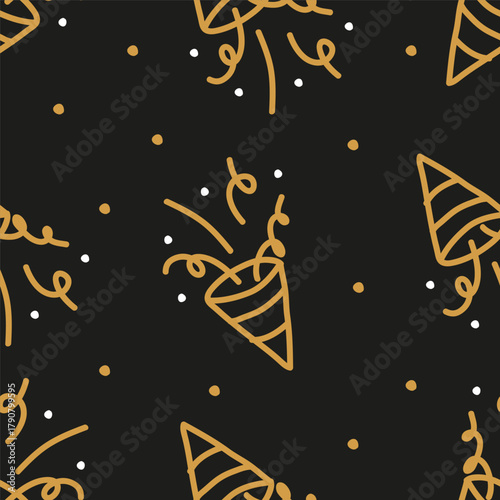 seamless background with firecrackers 