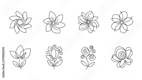 Vintage floral vector seamless pattern set with butterfly and rose illustration elements