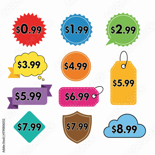 Vibrant Storefront Labels Encouraging Impulse Purchases