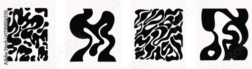 Groovy Handmade Art in Retro Artistic Style