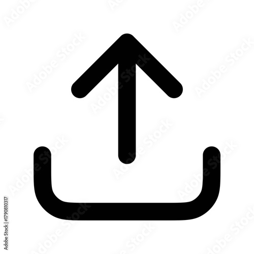 Upload icon vector UI