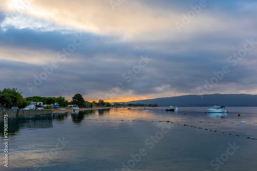 Fototapeta Naklejka Na Ścianę i Meble -  View of Erdek Beach in Bandirma district of Türkiye