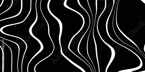 Black and White abstract Backgrounds. abstract liquify lines background. Liquid acrylic marble texture, creative. Striking Black Line Designs on White Canvas. Abstract soft black white wave background