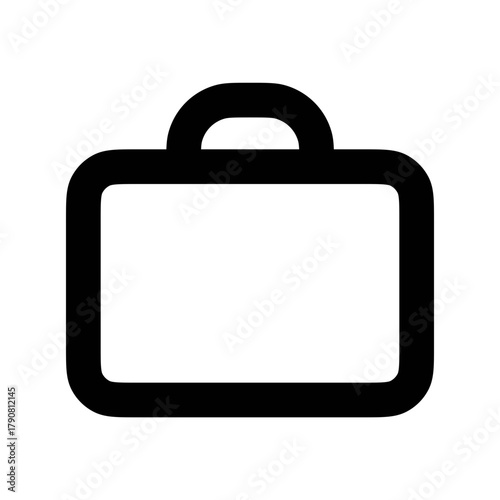 Briefcase icon vector UI