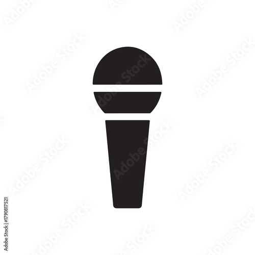 Simple Microphone Icon Vector