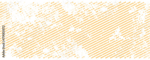 Grunge-style background with a textured, distressed. The background is primarily orange with white patches, creating an orange, rugged effect. Brush stroke texture background. Orange background vector