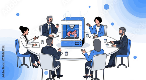 Medical innovation discussion: Team explores 3D printing of organs for healthcare solutions