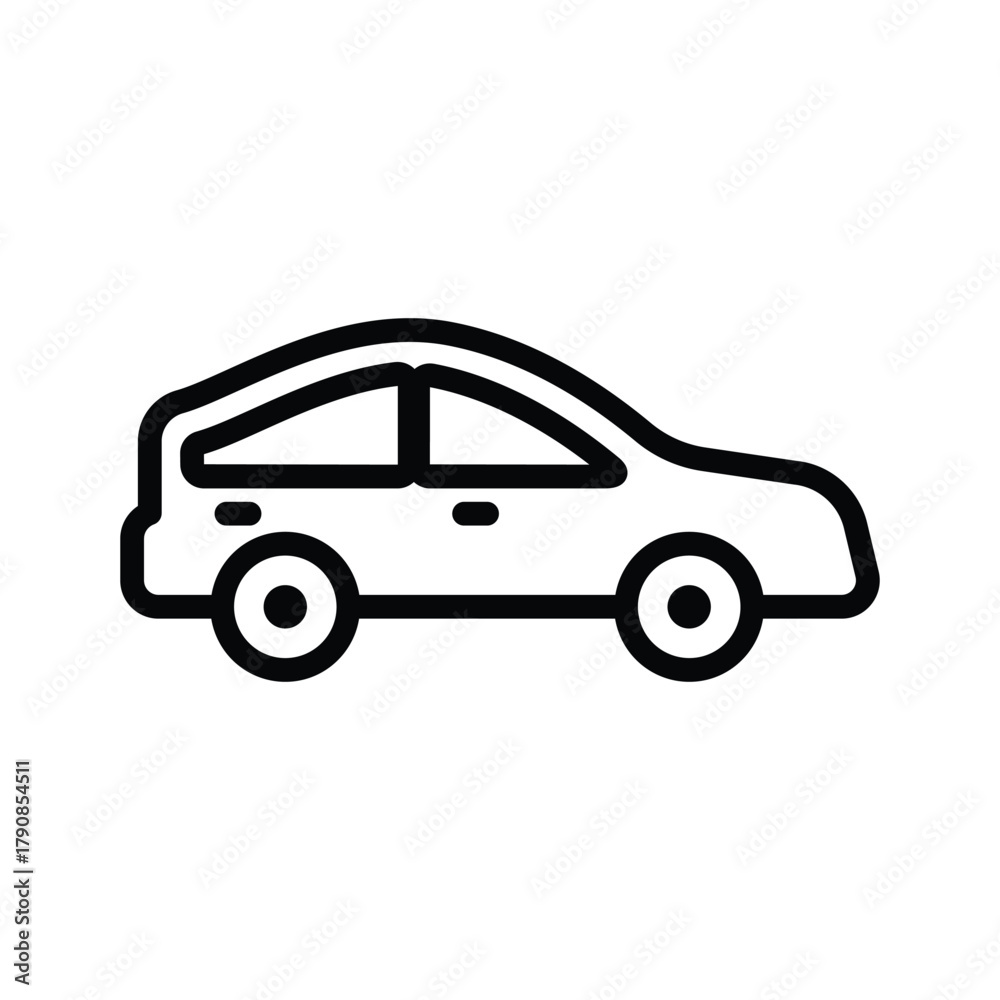 Obraz premium Car, vehicle icon