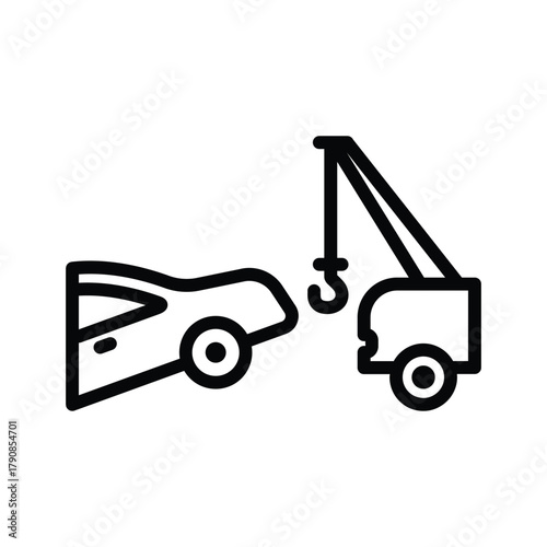 Car Towing Icon