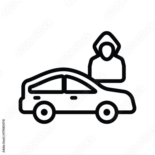 Car Theft Icon