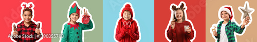 Set of different children o...