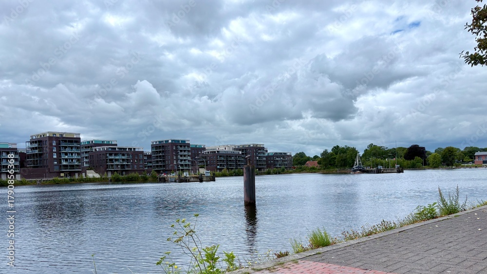 Fototapeta premium view of bontekai in Wilhelmshaven, germany