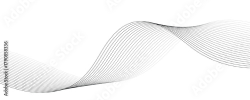 Abstract wavy lines illustration