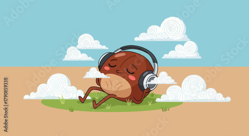 A Relaxing Chestnut: In Harmony with Nature, Enjoying Music and Peaceful Moments